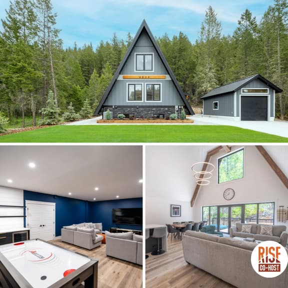 AFrame in Fairmont Hot Springs - | HotTub | Cinema & Games Room