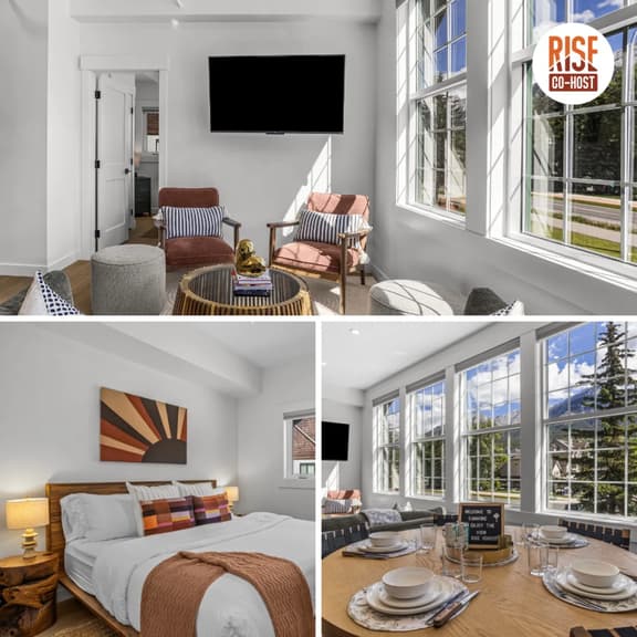 BowValleyTrail 906 Unit 1C | Alpine Haven | 3BR Luxury Stay w/ Mountain Vistas