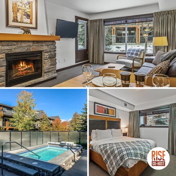 Copperstone Unit 4107 - Walkout to Hot tub | BBQ | Clean & Cozy 1 Bed Condo
