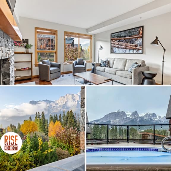 Rundle Cliff Unit 107 - Luxury 2BR Suite | Heart of Canmore | Hot Tub