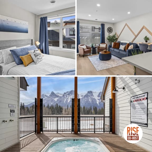 Skyridge Unit 404 - Mnt Peak Views | Steps to Banff Gate | Hot Tub